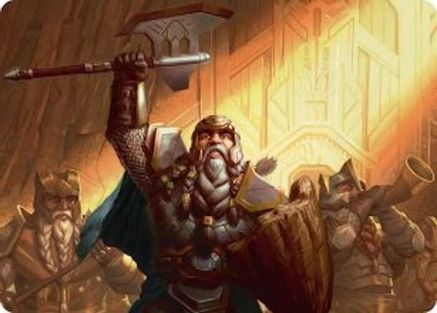 Thorin, Company's Leader Art Card (ASHOB-047) [Art Series: The Hobbit]