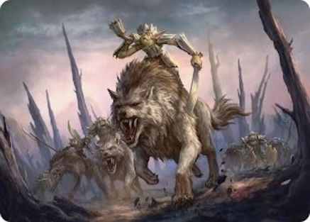 Signal the Onslaught Art Card (ASHOB-052) [Art Series: The Hobbit]