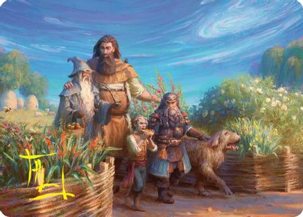 Beorn's Hospitality Art Card (Gold-Stamped Signature) (ASHOB-020) [Art Series: The Hobbit]