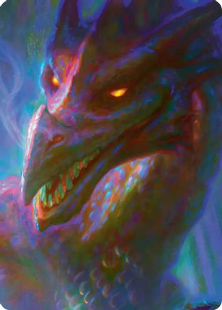 Smaug the Impenetrable Art Card (9/12) (ASHOB-009) [Art Series: The Hobbit]