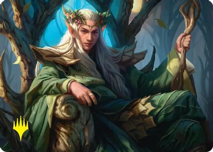 Thranduil, the Elvenking Art Card (Gold-Stamped) (ASHOB-022) [Art Series: The Hobbit]