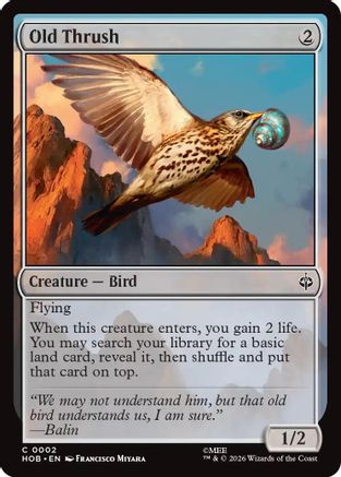 Old Thrush (HOB-002) [The Hobbit] Foil