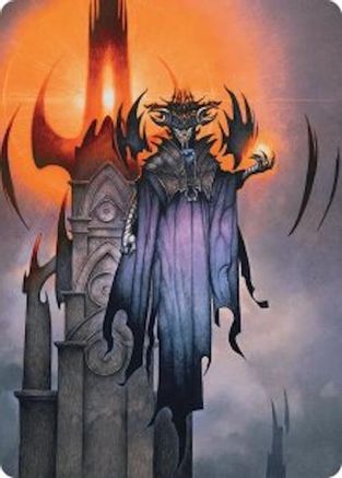 Sauron, the Lidless Eye Art Card (ASHOB-036) [Art Series: The Hobbit]