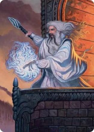 Saruman of Many Colors Art Card (ASHOB-035) [Art Series: The Hobbit]