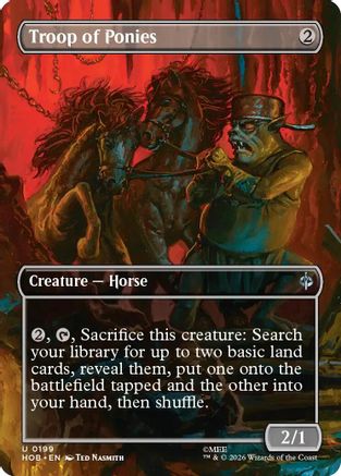 Troop of Ponies (Borderless) (HOB-199) [The Hobbit]