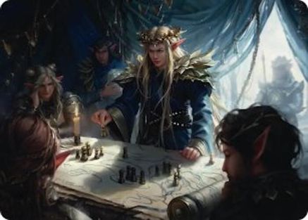Thranduil the Strategist Art Card (ASHOB-049) [Art Series: The Hobbit]