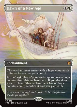 Dawn of a New Age (Borderless) (HOC-013) [The Hobbit: Eternal-Legal]