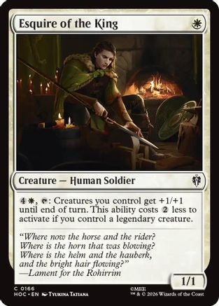 Esquire of the King (HOC-166) [The Hobbit: Eternal-Legal]