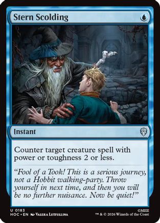 Stern Scolding (HOC-183) [The Hobbit: Eternal-Legal]