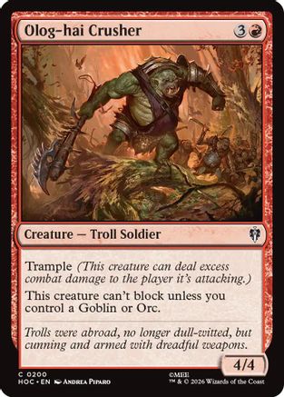 Olog-hai Crusher (HOC-200) [The Hobbit: Eternal-Legal]