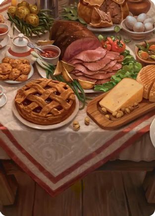 Bag End Banquet Art Card (5/12) (ASHOB-005) [Art Series: The Hobbit]