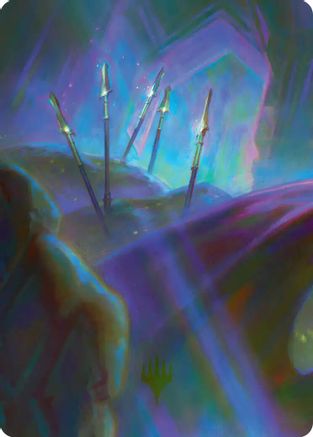Long-Lost Lances Art Card (7/12) (ASHOB-007) [Art Series: The Hobbit]
