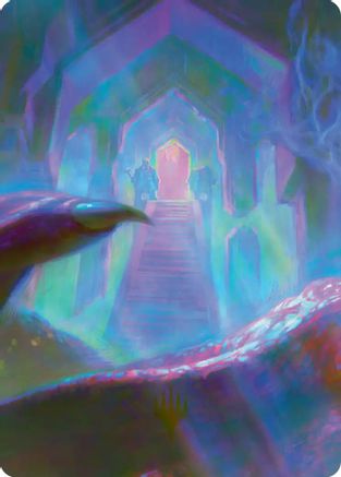 Dragon-Cursed Halls Art Card (8/12) (ASHOB-008) [Art Series: The Hobbit]
