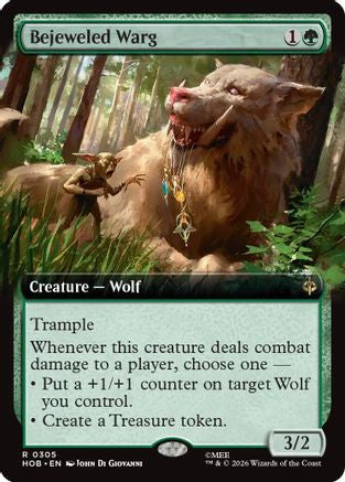 Bejeweled Warg (Extended Art) (HOB-305) [The Hobbit]