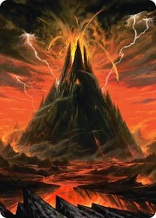 Mount Doom Art Card (ASHOB-039) [Art Series: The Hobbit]