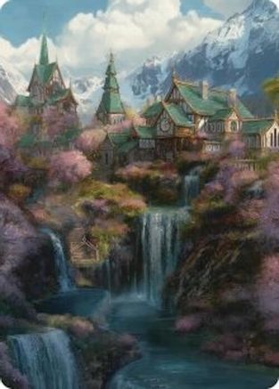 Rivendell Art Card (ASHOB-040) [Art Series: The Hobbit]