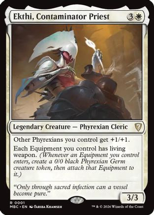 Ekthi, Contaminator Priest (001) [Mystery Booster Commander Edition]