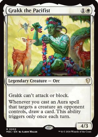 Grakk the Pacifist (002) [Mystery Booster Commander Edition]