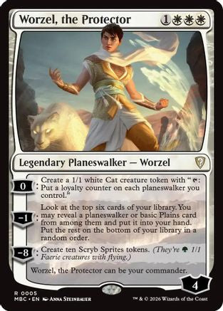 Worzel, the Protector (005) [Mystery Booster Commander Edition] Foil