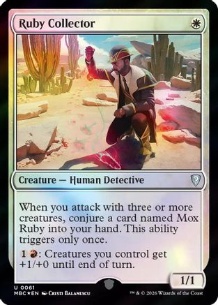 Ruby Collector (061) [Mystery Booster Commander Edition] Foil