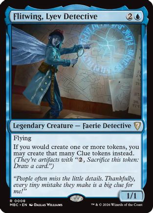Flitwing, Lyev Detective (008) [Mystery Booster Commander Edition]