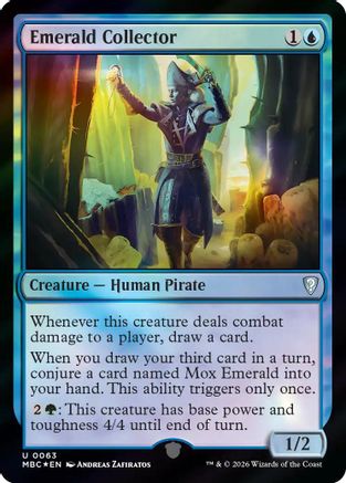 Emerald Collector (063) [Mystery Booster Commander Edition] Foil