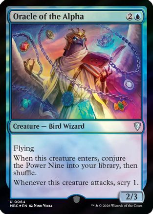 Oracle of the Alpha (064) [Mystery Booster Commander Edition] Foil