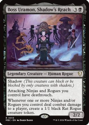 Boss Uramon, Shadow's Reach (013) [Mystery Booster Commander Edition] Foil
