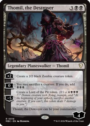 Thomil, the Destroyer (019) [Mystery Booster Commander Edition]