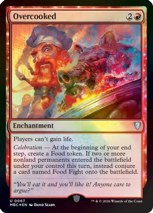 Overcooked (067) [Mystery Booster Commander Edition] Foil