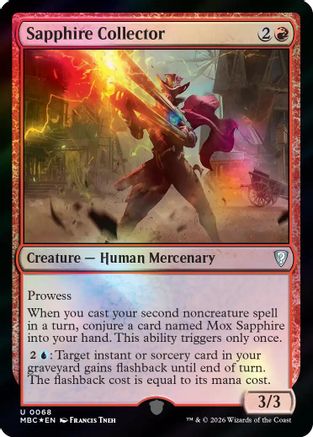 Sapphire Collector (068) [Mystery Booster Commander Edition] Foil
