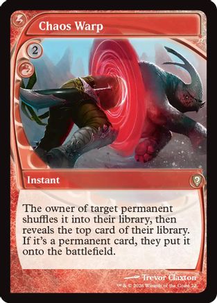 Chaos Warp (Future Sight) (072) [Mystery Booster Commander Edition] Foil