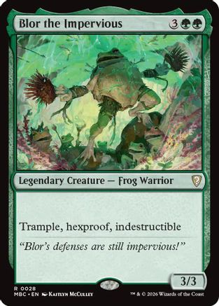 Blor the Impervious (028) [Mystery Booster Commander Edition]
