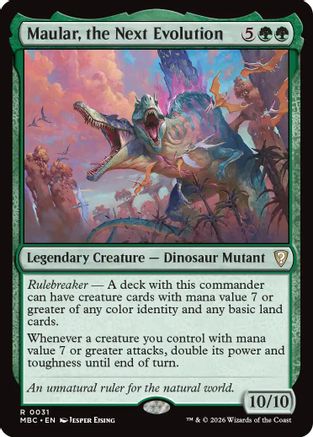 Maular, the Next Evolution (031) [Mystery Booster Commander Edition]