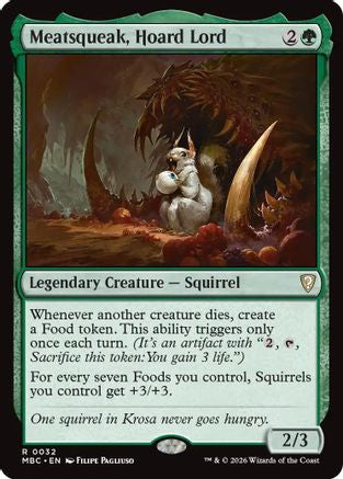 Meatsqueak, Hoard Lord (032) [Mystery Booster Commander Edition]