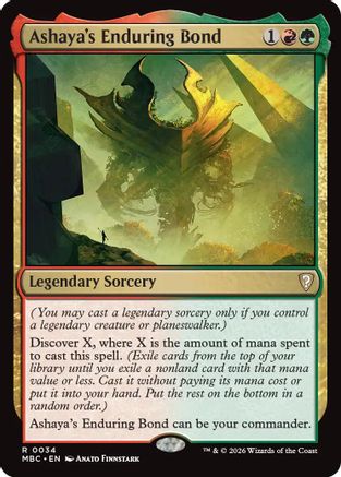 Ashaya's Enduring Bond (034) [Mystery Booster Commander Edition]
