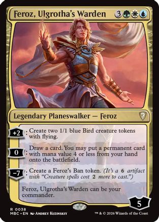 Feroz, Ulgrotha's Warden (038) [Mystery Booster Commander Edition] Foil