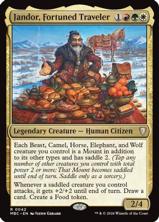 Jandor, Fortuned Traveler (042) [Mystery Booster Commander Edition] Foil