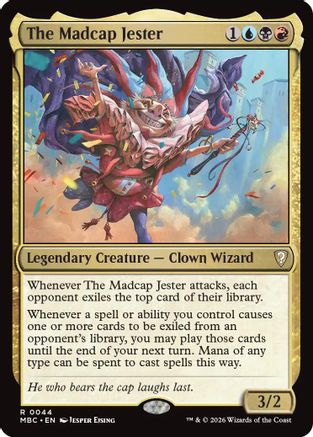 The Madcap Jester (044) [Mystery Booster Commander Edition] Foil
