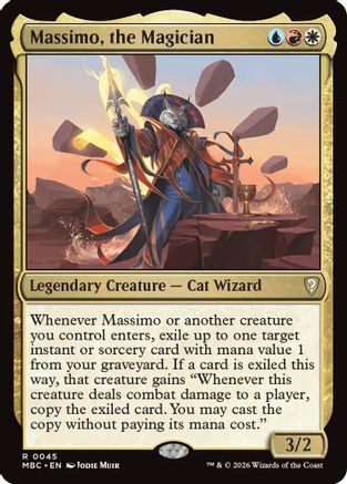 Massimo, the Magician (045) [Mystery Booster Commander Edition] Foil