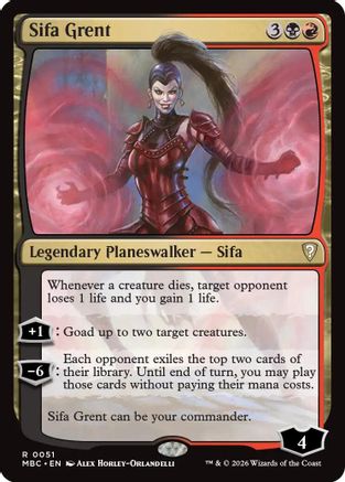 Sifa Grent (051) [Mystery Booster Commander Edition] Foil