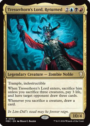 Tresserhorn's Lord, Returned (052) [Mystery Booster Commander Edition] Foil