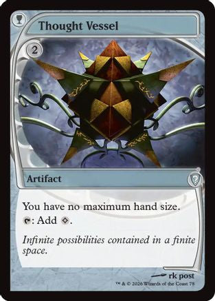 Thought Vessel (Future Sight) (078) [Mystery Booster Commander Edition] Foil