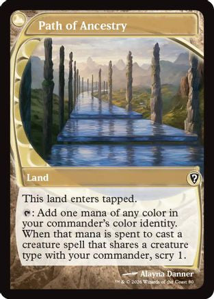 Path of Ancestry (Future Sight) (080) [Mystery Booster Commander Edition] Foil