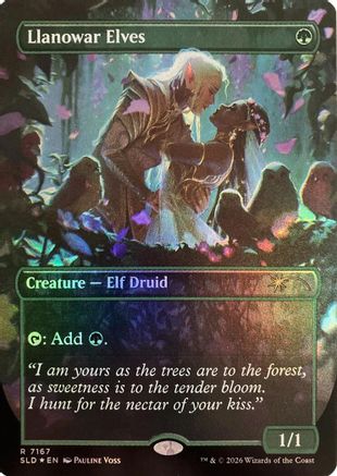 Llanowar Elves (SLD-7167) [Secret Lair Drop Series] Foil