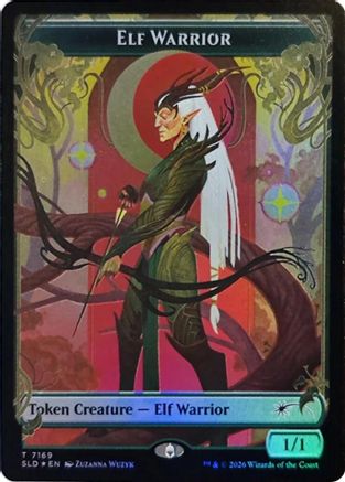 Elf Warrior Token (SLD-7169) [Secret Lair Drop Series] Foil