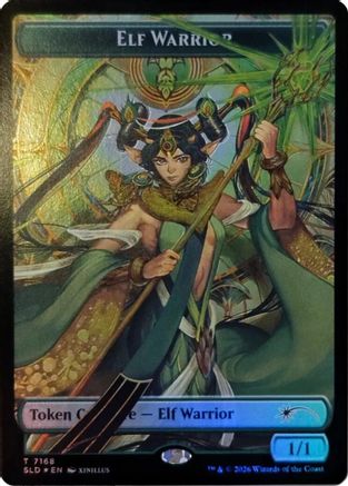 Elf Warrior Token (SLD-7168) [Secret Lair Drop Series] Foil