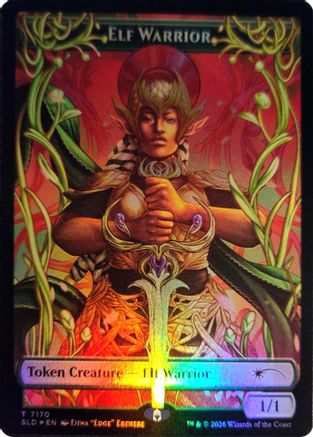 Elf Warrior Token (SLD-7170) [Secret Lair Drop Series]