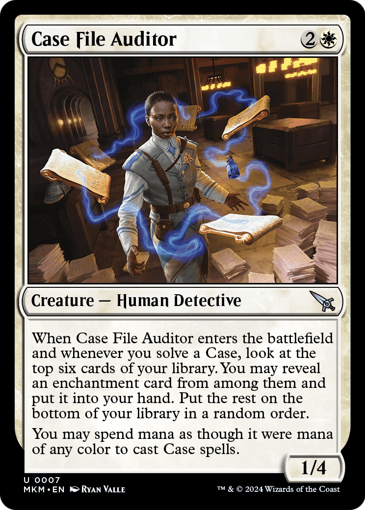 Case File Auditor (a) (MKM-007) [Murders at Karlov Manor]