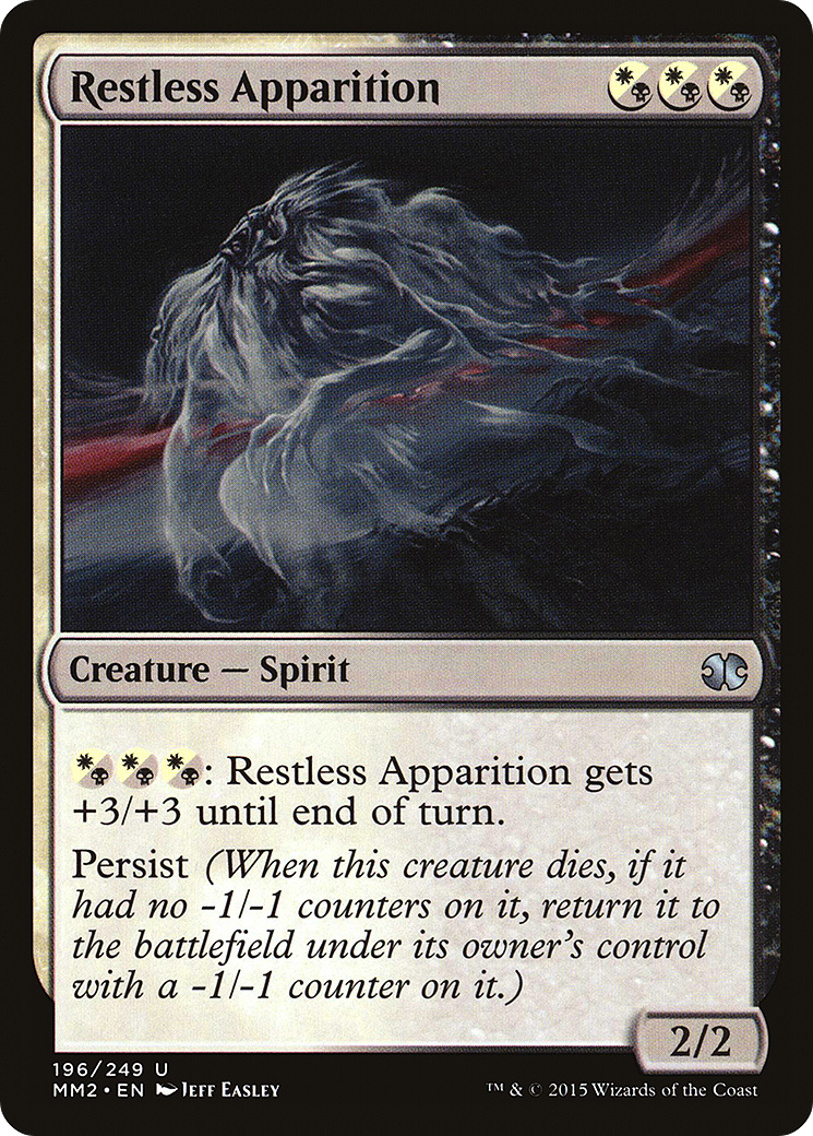 Restless Apparition (MM2-196) [Modern Masters 2015] Foil